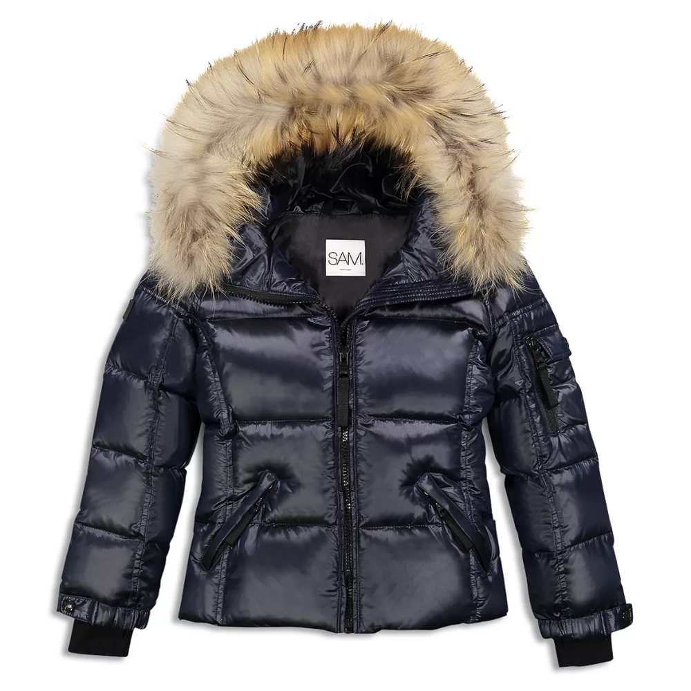 NEW SAM Fur Trimmed Jacket